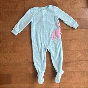 3/$10 CARTERS Toddler girl fleece pyjamas 24m